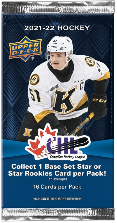 2021-22 Upper Deck CHL Hockey Hobby Box