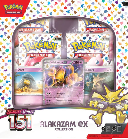 Pokemon Scarlet and Violet 151 Alakazam EX Collection Box