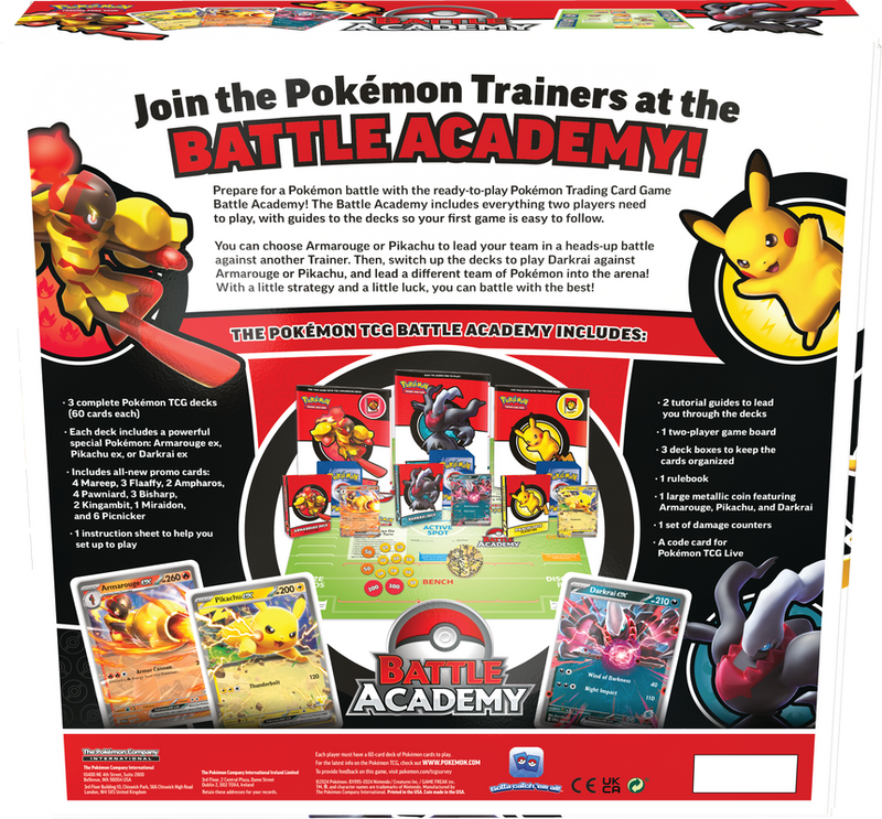 2024 Pokemon Battle Academy Game Box