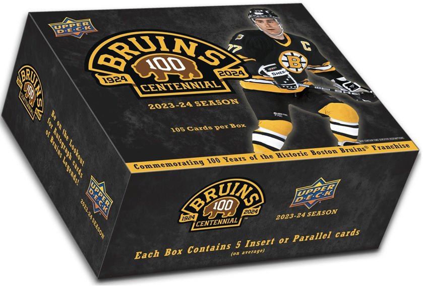 2023-24 Upper Deck Boston Bruins Centennial Hockey Set Box