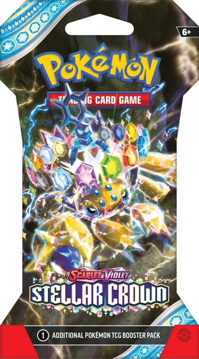 Pokemon Scarlet And Violet Stellar Crown Sleeved Booster Pack