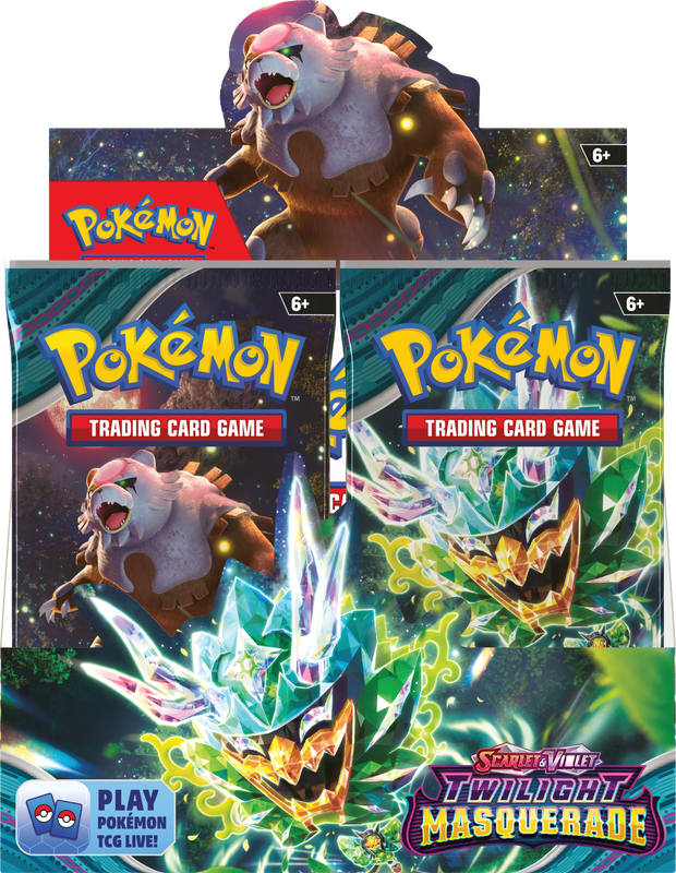 Pokemon Scarlet And Violet Twilight Masquerade Booster Box