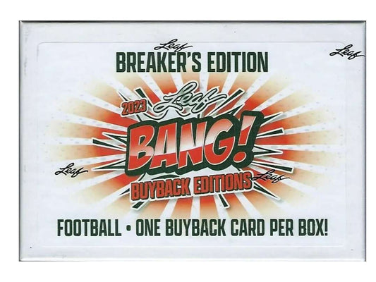 2023 Leaf Breaker's BANG Buyback Editions Football Box