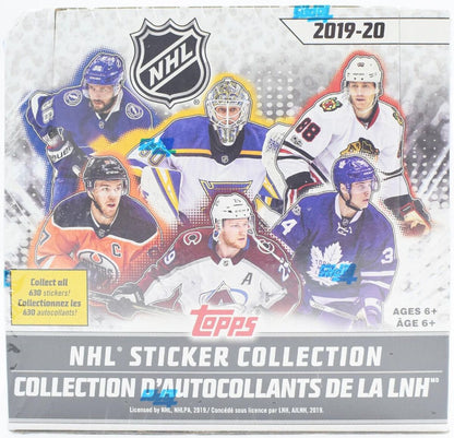 2019-20 Topps NHL Hockey Sticker Box