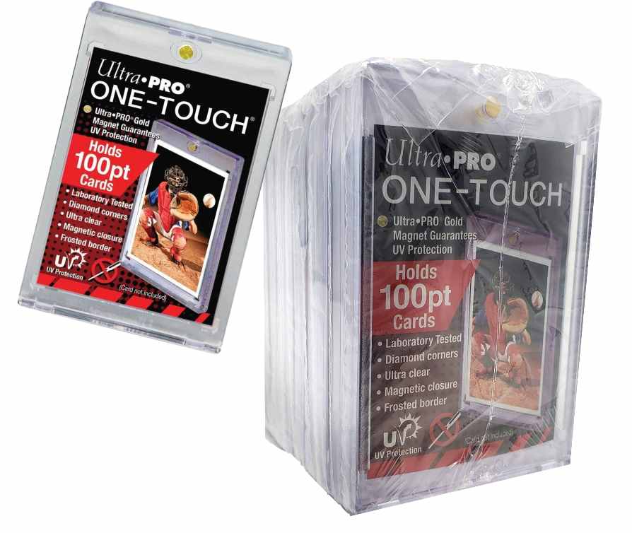 Ultra Pro - UV Magnetic One-Touch for Standard Size Card Booster Pack - Protect Your Collectible Cards, Sports Cards, and Gaming Cards, Perfect for Card Display and Protection Ultra Pro - UV Magnetic One-Touch for Standard Size Card Booster Pack - Protect Your Collectible Cards, Sports Cards, and Gaming Cards, Perfect for Card Display and Protection
