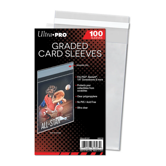 Ultra Pro Resealable Graded Card Sleeves (100ct) Pack