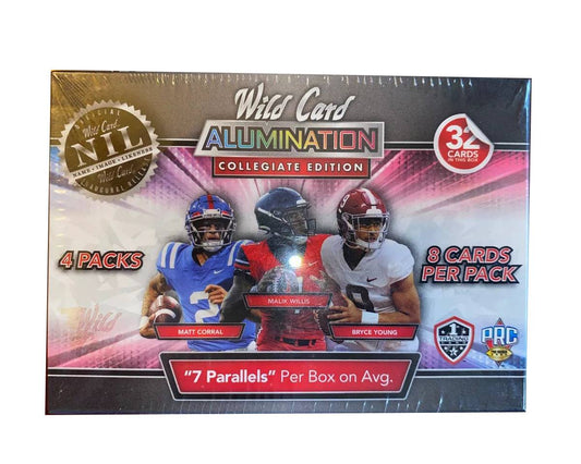 2021 Wild Card Alumination Collegiate Edition Football Blaster Box