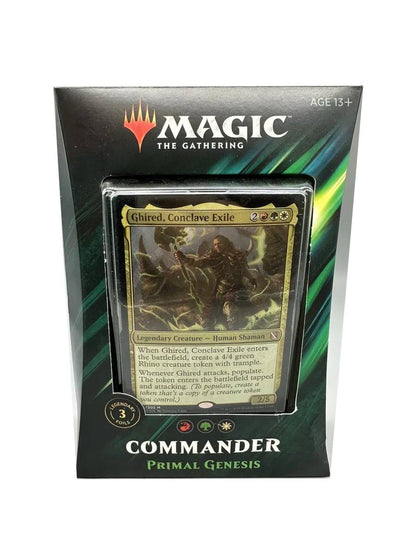 2019 Magic The Gathering Commander Primal Genesis Deck