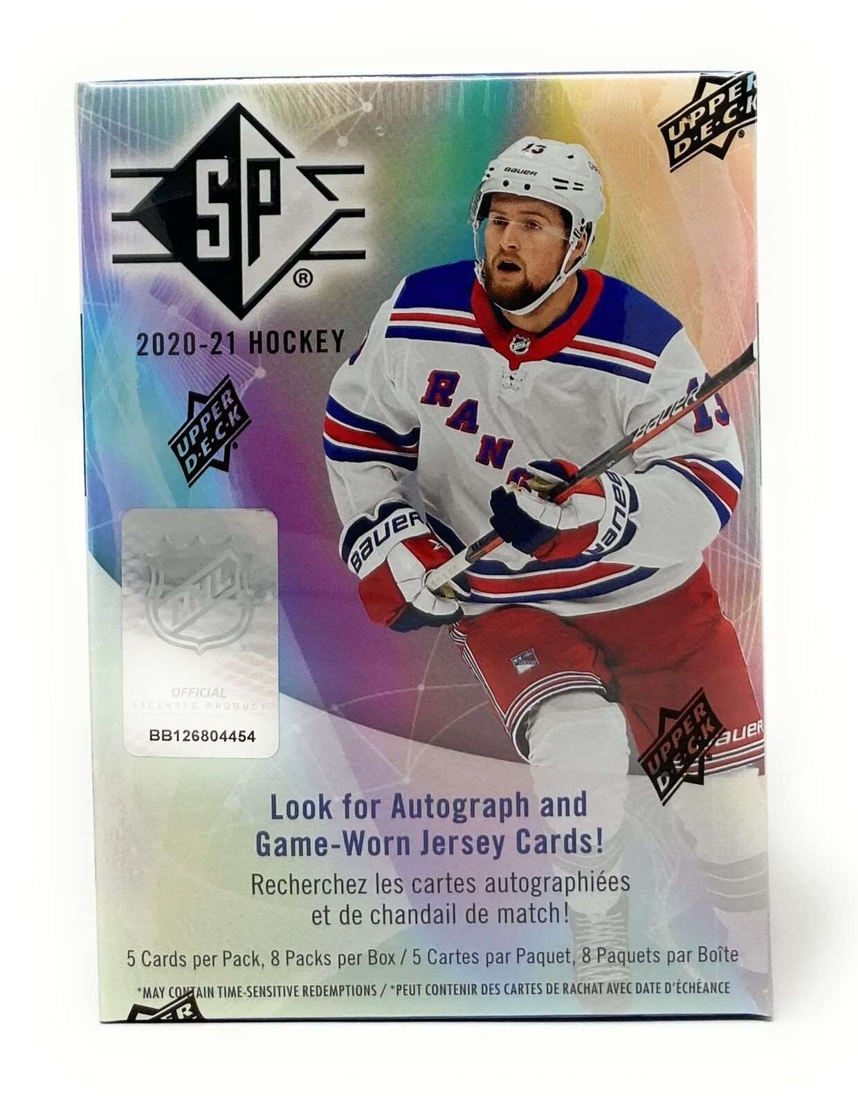 2020-21 Upper Deck SP Hockey 8-Pack Blaster Box