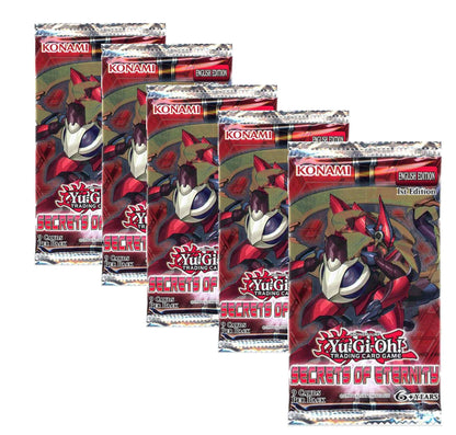 Yu Gi Oh! Secrets of Eternity 1st Edition Booster Pack (Lot of 2 Packs – Shikdar Trading