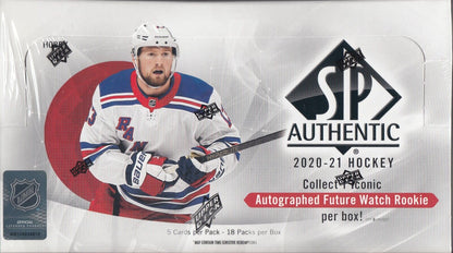 2020-21 Upper Deck SP Authentic Hockey Hobby Box