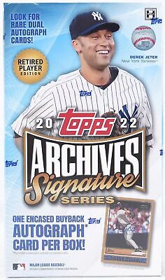 2022 Topps Archives Signature Baseball Retired Players Edition Hobby Box