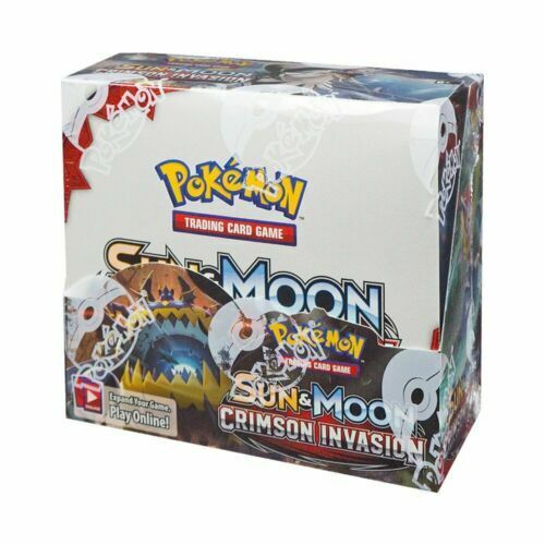 Pokemon Sun & Moon Crimson Invasion Booster Case (Case of 6 Boxes)