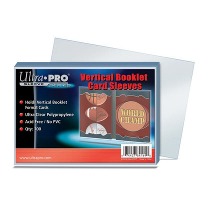 Ultra Pro Vertical Booklet One-Touch Resealable Bags (50ct) Pack