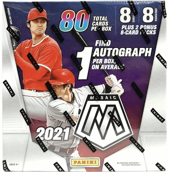 2021 Panini Mosaic MLB Baseball Mega Box