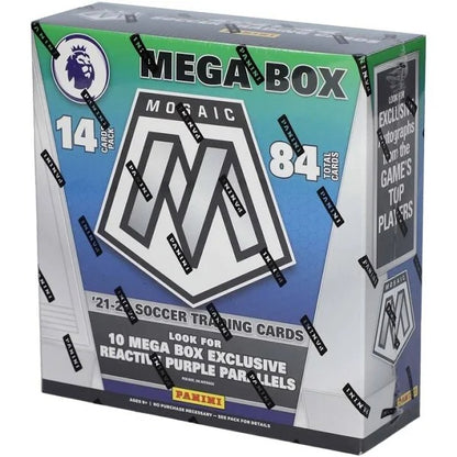 2021-22 Panini Mosaic Premier League Soccer Mega Box