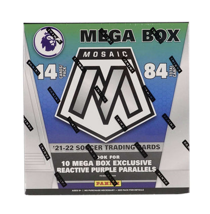 2021-22 Panini Mosaic Premier League Soccer Mega Box