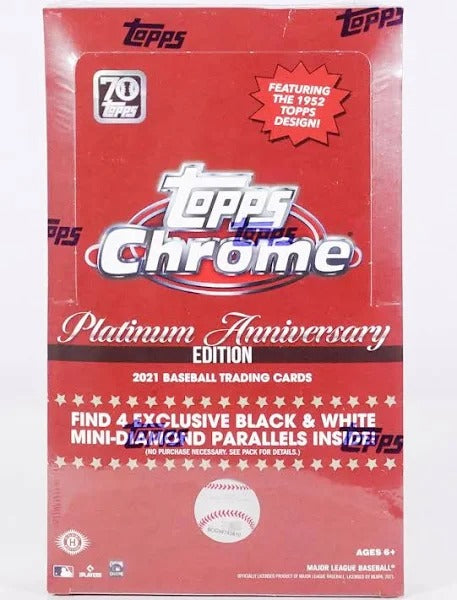 2021 Topps Chrome Platinum Anniversary Baseball LITE Box