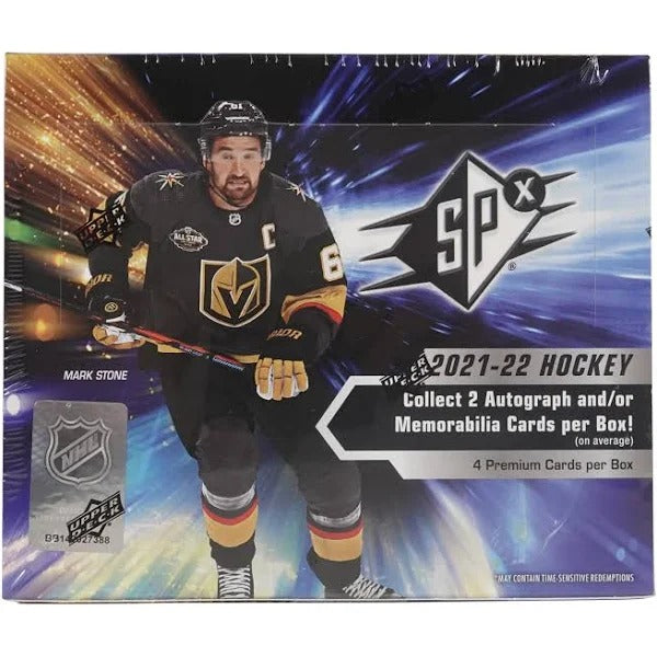 2021-22 Upper Deck SPX Hockey Hobby Box