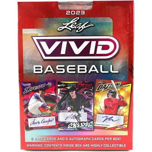 2023 Leaf Vivid Baseball Hobby Box