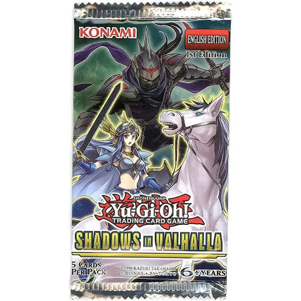 Yu-Gi-Oh! Shadows In Valhalla 1st Edition Booster Pack