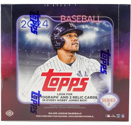 2024 Topps Baseball Series 2 Hobby Jumbo Box
