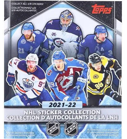 2021-22 Topps NHL Hockey Sticker Album