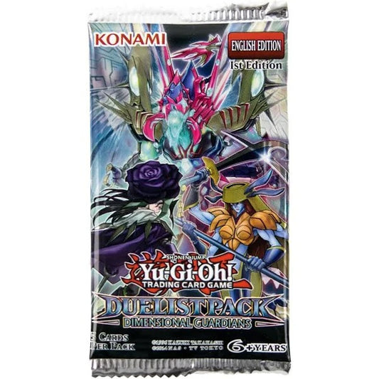 Yu Gi Oh! Dimensional Guardians Duelist 1st Edition Booster Pack