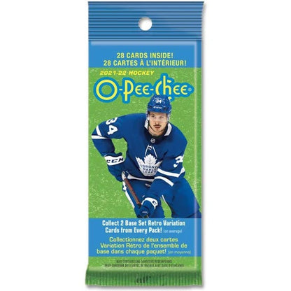 2021-22 Upper Deck O-Pee-Chee Hockey Fat Pack Case (Box of 18 Packs)