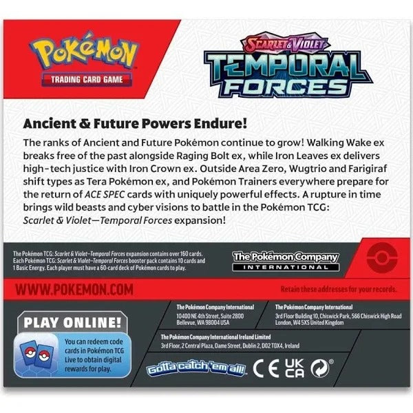 Pokemon Scarlet & Violet Temporal Forces Booster Box