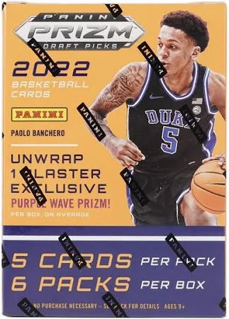 2022 Panini Prizm Basketball Draft Picks Blaster Box