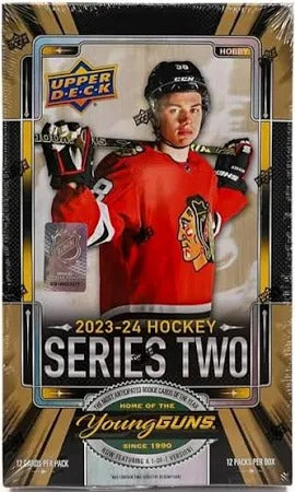 2023-24 Upper Deck Series 2 Hockey Hobby Box Case (Case of 12 Boxes)