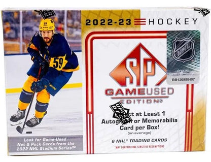 2022-23 Upper Deck SP Game Used Hockey Hobby Box