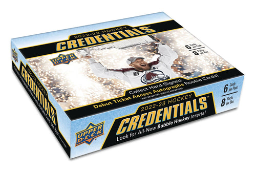 2022-23 Upper Deck Credentials Hockey Hobby Box