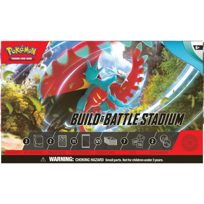 Pokemon SV04 Paradox Rift Build & Battle Stadium Box