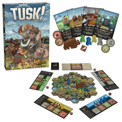 Gale Force Nine Tusk! Surviving The Ice Age Board Game