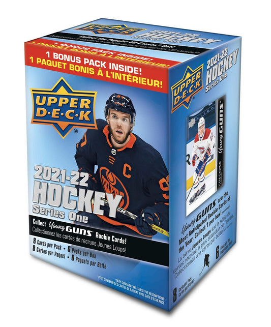 2021-22 Upper Deck Series 1 Hockey Blaster Box