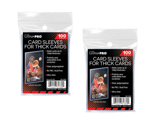 Ultra Pro Extra Thick Card Sleeves Pack (Lot of 2)