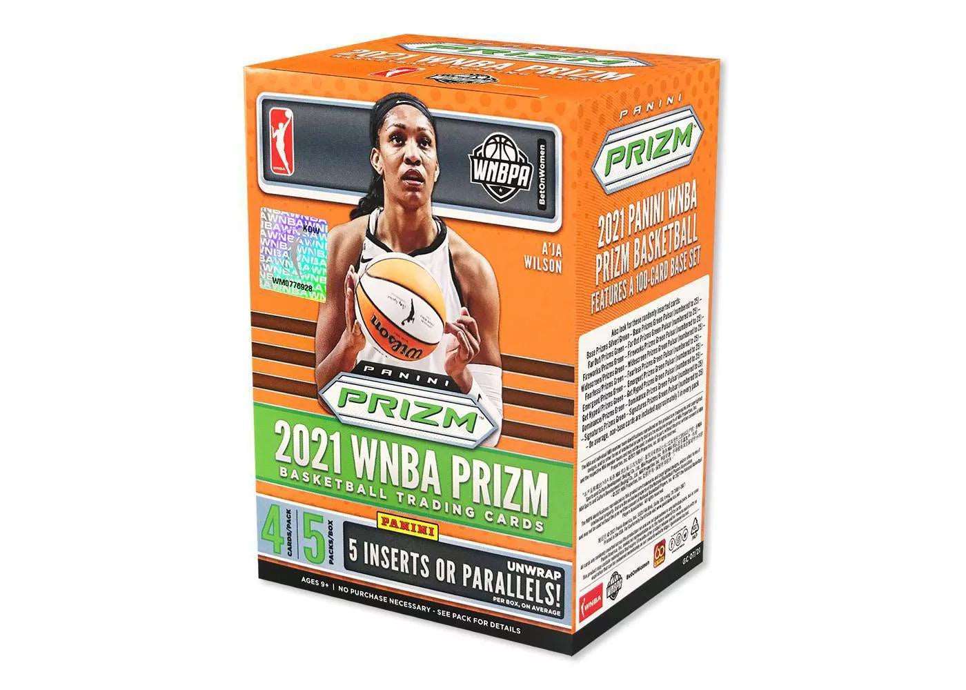 2021 Panini Prizm WNBA Basketball 5-Pack Blaster Box