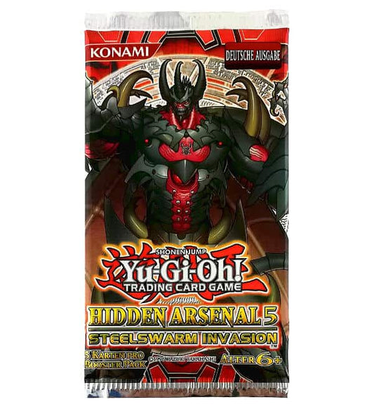 Yu Gi Oh! Hidden Arsenal 5 SteelSwarm Invasion 1st Edition Booster Pack (Lot of 2 Packs)