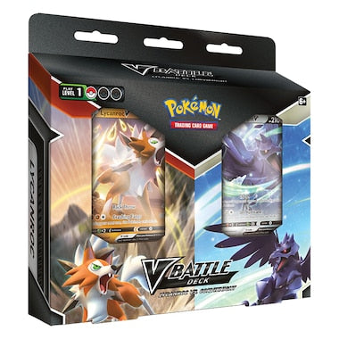 Pokemon V Battle Deck Lycanroc VS Corviknight Box