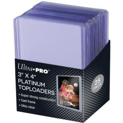 Ultra Pro 3''x4'' Toploaders Platinum (25ct) Pack