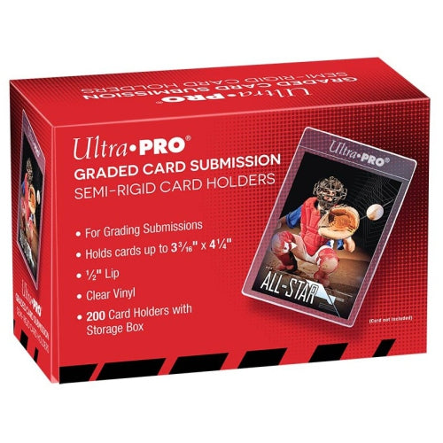 Ultra Pro Semi Rigid Graded Submission Card Holder- 200ct