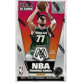 2020-21 Panini Mosaic Basketball Cereal Box