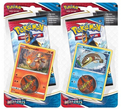 Pokemon Sword & Shield Battle Styles Checklane Blister Packs (Set of 2)