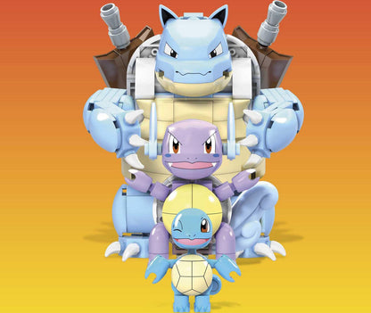 Pokemon Mega Construx Squirtle Evolution Set Box