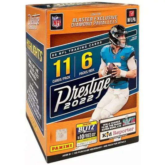 2022 Panini Prestige Football 6-Pack Blaster Box (Diamond Parallels!)