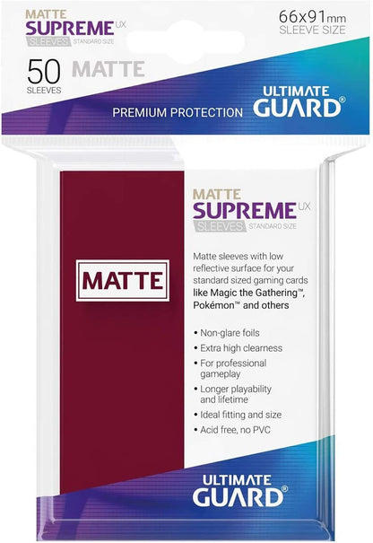 Ultimate Guard Supreme UX Standard Size Sleeves ( 66 x 91 mm)
