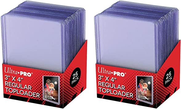 Ultra Pro Regular Toploaders 3" x 4" (Lot of 2)