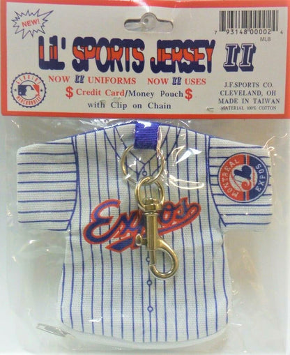 Montreal Expos LiL' Sports Jersey Money Pouch with Clip on Chain